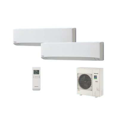 画像1: パナソニック [PA-P140K7HDBX＋分岐管] 業務用エアコン 壁掛形 XEPHY Eco エコナビ(ワイヤレス) 同時ツイン P140形 5.0馬力 三相200V ♪