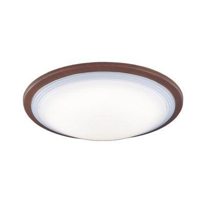 画像1: パナソニック LGC52139 シーリングライト 12畳 調光調色 リモコン付属 LED(昼光色 電球色) カチットF ウォールナット調