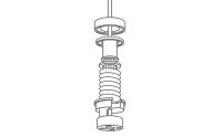 パナソニック SLB15180 ペンダント LED 天井半埋込吊下型 LEDコンパクトランプφ45用 本体のみ ランプ別売 セード別売 ホワイト