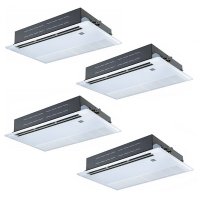 日本キヤリア/旧東芝 GSSF28014XU 業務用エアコン 天井カセット形 1方向吹出し 同時ダブルツイン P280形 10馬力 三相200V ワイヤレス 受注生産品 ♪§∀