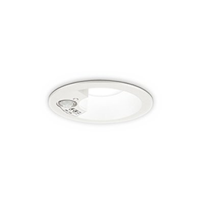 画像1: オーデリック OD261849R エクステリア ダウンライト LED 人感センサーモード切替型 埋込穴φ100 電球色 軒下取付専用 防雨型 オフホワイト