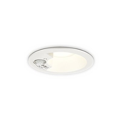 画像1: オーデリック OD261850R エクステリア ダウンライト LED 人感センサーモード切替型 埋込穴φ100 昼白色 軒下取付専用 防雨型 オフホワイト