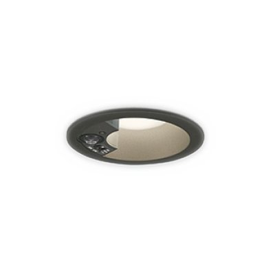 画像1: オーデリック OD261852R エクステリア ダウンライト LED 人感センサーモード切替型 埋込穴φ100 電球色 軒下取付専用 防雨型 ブラック