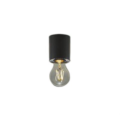 画像1: 大光電機(DAIKO) DCL-42477YG 小型シーリング 調光(調光器別売) キャンドル色 LED ランプ付 ブラック