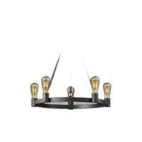 大光電機(DAIKO) DCH-42501YG シャンデリア 調光(調光器別売) キャンドル色 LED ランプ付 鉄錆色