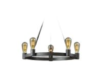 大光電機(DAIKO) DCH-42501YG シャンデリア 調光(調光器別売) キャンドル色 LED ランプ付 鉄錆色