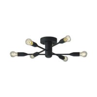 大光電機(DAIKO) DCH-42448YG シャンデリア 調光(調光器別売) キャンドル色 LED ランプ付 黒サテン