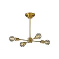 大光電機(DAIKO) DCH-42488YG シャンデリア 調光(調光器別売) キャンドル色 LED ランプ付 真鍮