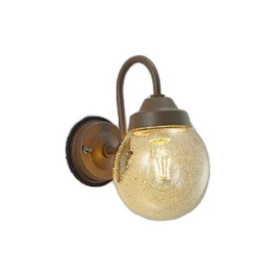 画像1: 大光電機(DAIKO) DWP-42480YG アウトドアライト ポーチ灯 調光(調光器別売) キャンドル色 LED ランプ付 防雨形 ブラウン