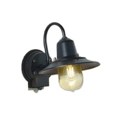 画像1: 大光電機(DAIKO) DWP-42483Y アウトドアライト ポーチ灯 非調光 キャンドル色 LED ランプ付 人感センサー付 防雨形 ブラック