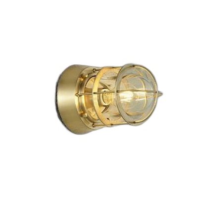 画像1: 大光電機(DAIKO) DWP-42486YG アウトドアライト ポーチ灯 調光(調光器別売) キャンドル色 LED ランプ付 防雨形 真鍮