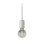 画像1: 大光電機(DAIKO) DPN-42490YG ペンダント 調光(調光器別売) キャンドル色 LED ランプ付 プラグタイプ ホワイト (1)