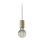 画像1: 大光電機(DAIKO) DPN-42494YG ペンダント 調光(調光器別売) キャンドル色 LED ランプ付 プラグタイプ ベージュ (1)