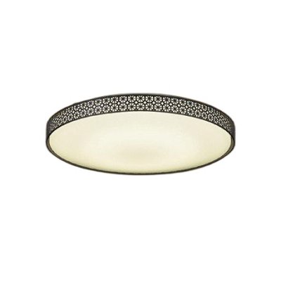 画像1: 大光電機(DAIKO) DCL-42168 和風照明 シーリング 8畳 調色調光 LED内臓 リモコン付 ブラック
