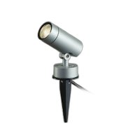 大光電機(DAIKO) DOL-5634YS アウトドアライト スポットライト 非調光 電球色 LED内臓 防雨形 シルバー