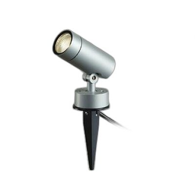 画像1: 大光電機(DAIKO) DOL-5634YS アウトドアライト スポットライト 非調光 電球色 LED内臓 防雨形 シルバー