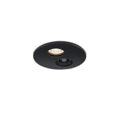 画像1: 大光電機(DAIKO) DOL-6262AB ダウンライト 埋込穴φ100 非調光 温白色 LED ランプ付 高気密SB形 人感センサー 連動ON/OFFタイプ 防雨形 ブラック
