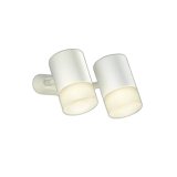 大光電機(DAIKO) DSL-5711FWG スポットライト 調光(調光器別売) 電球色 温白色 昼白色 LED内蔵 電源内臓 よくばり フランジタイプ ホワイト