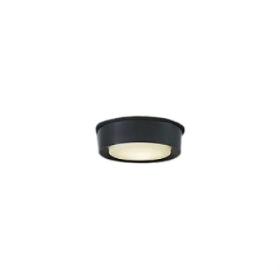 画像1: 大光電機(DAIKO) DWP-42195Y アウトドアライト 軒下シーリング 非調光 電球色 LED内臓 防雨形 ブラック