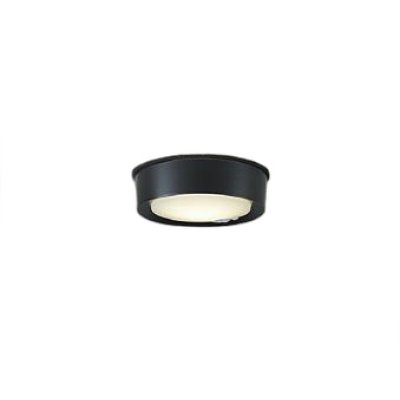 画像1: 大光電機(DAIKO) DWP-42196Y アウトドアライト 軒下シーリング 非調光 電球色 LED内臓 人感センサー付 連動ON/OFF 防雨形 ブラック