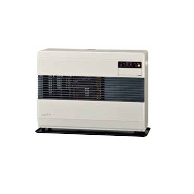 画像1: コロナ FF-B58K(W) FF式温風ヒーター 木造15畳 専用給排気筒別梱包 ポット式 別置タンク式 フロスティホワイト ビルトインタイプ