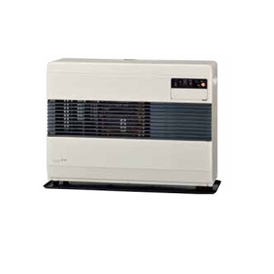 画像1: コロナ FF-74K(W) FF式温風ヒーター 木造19畳 専用給排気筒別梱包 ポット式 別置タンク式 フロスティホワイト 標準タイプ