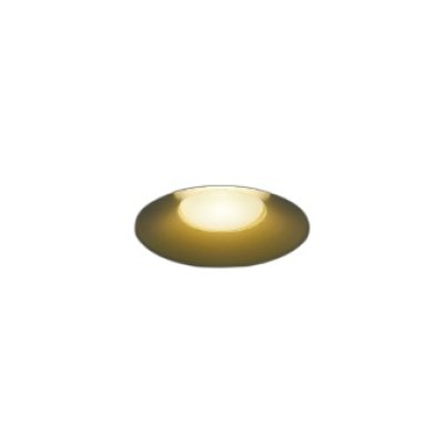 画像1: コイズミ照明 AD1090B27 ダウンライト φ100 非調光 電球色 パネル 浅型 高気密SB 高演色R+ ブラック