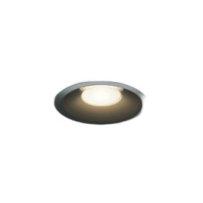 画像1: コイズミ照明 AD1090B35 ダウンライト φ100 非調光 温白色 パネル 浅型 高気密SB 高演色R+ ブラック