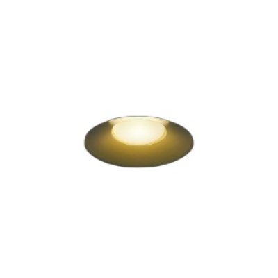 画像1: コイズミ照明 AD1091B27 ダウンライト φ100 非調光 電球色 パネル 浅型 高気密SB 高演色R+ ブラック