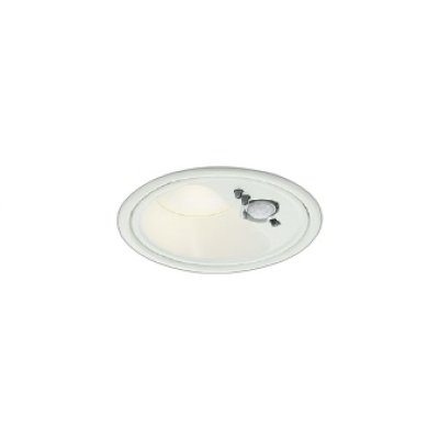 画像1: コイズミ照明 AD1284W35 ダウンライト φ100 非調光 温白色 高気密SB 人感センサ 高演色R+ 防雨型 ファインホワイト