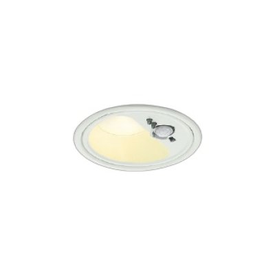 画像1: コイズミ照明 AD1285W27 ダウンライト φ100 非調光 電球色 高気密SB 人感センサ 高演色R+ 防雨型 ファインホワイト