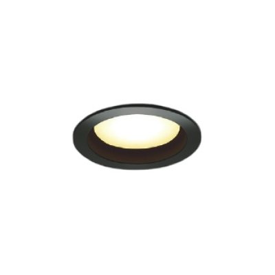 画像1: コイズミ照明 AD1289B27 ダウンライト φ100 調光 Bluetooth 電球色 ランプタイプ 高気密SB 高演色R+ ブラック