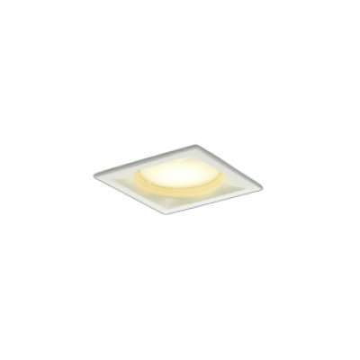 画像1: コイズミ照明 AD1324W27 ダウンライト □100 非調光 電球色 ランプタイプ 角型 高気密SB 高演色R+ ファインホワイト
