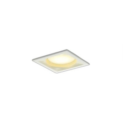 画像1: コイズミ照明 AD1327W27 ダウンライト □100 調光(調光器別売) 電球色 ランプタイプ 角型 高気密SB 高演色R+ ファインホワイト