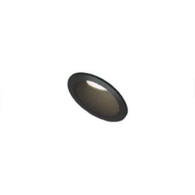 画像1: コイズミ照明 AD7053B35 ダウンライト φ75 非調光 温白色 パネル 高気密SB 傾斜 ウォールウォッシャー 高演色R+ 防雨・防湿型 ブラック