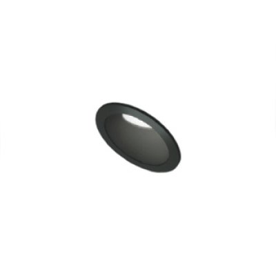 画像1: コイズミ照明 AD7053B50 ダウンライト φ75 非調光 昼白色 パネル 高気密SB 傾斜 ウォールウォッシャー 高演色R+ 防雨・防湿型 ブラック