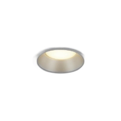 画像1: コイズミ照明 AD7350S27 ダウンライト φ100 調光(調光器別売) 電球色 パネル 高気密SB 高演色R+ 防雨・防湿型 ブライトシルバー