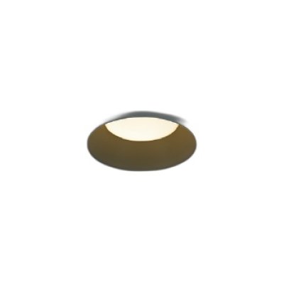 画像1: コイズミ照明 AD7351B27 ダウンライト φ100 調光(調光器別売) 電球色 パネル 高気密SB 高演色R+ 防雨・防湿型 ブラック
