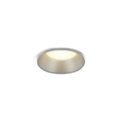 画像1: コイズミ照明 AD7351S27 ダウンライト φ100 調光(調光器別売) 電球色 パネル 高気密SB 高演色R+ 防雨・防湿型 ブライトシルバー