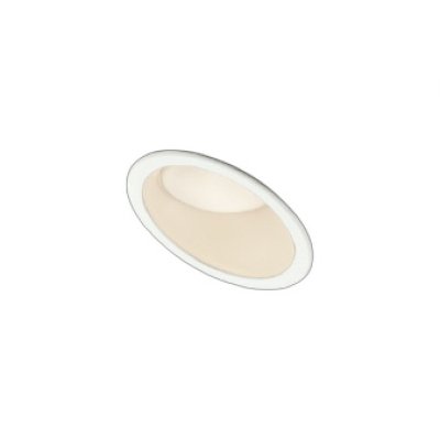 画像1: コイズミ照明 AD7353W35 ダウンライト φ100 調光(調光器別売) 温白色 パネル 高気密SB 傾斜 ウォールウォッシャー 高演色R+ 防雨・防湿型 ファインホワイト