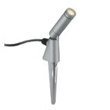 コイズミ照明 AU55811 エクステリア スパイクスポット 非調光 電球色 高演色R+ 防雨型 サテンシルバー