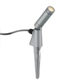 コイズミ照明 AU55813 エクステリア スパイクスポット 非調光 電球色 高演色R+ 防雨型 サテンシルバー
