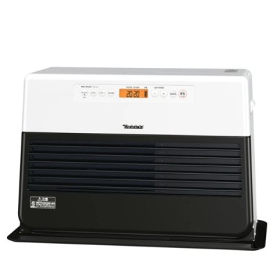 画像1: ダイニチ Dainichi FZ-104-WK 石油ファンヒーター ホワイト×ブラック 大火力 パワフル 暖房器具 木造26畳 ℃℃