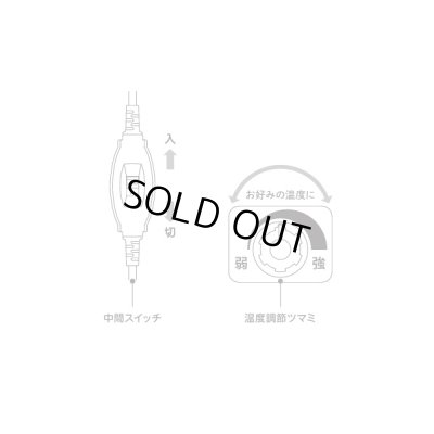 画像3: [在庫あり] メトロ電気工業 BC-2PL(A) こたつコード 丸打ちコード 3ｍ ２ピンタイプ 交換用 電源スイッチ ☆