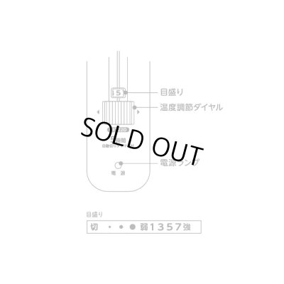 画像3: [在庫あり] メトロ電気工業 BC-KET22D(A) こたつコード 丸打ちコード 3ｍ 3ピン専用 手元電子コントローラー ☆