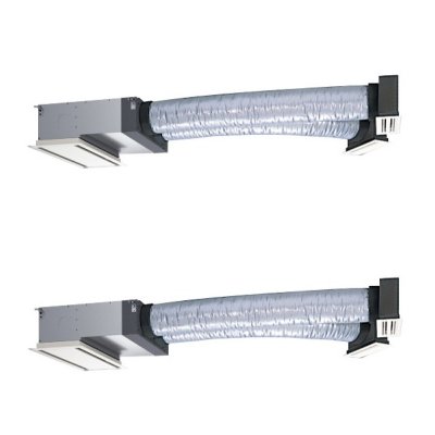 画像1: 日立 RCB-GP112RHNP5 業務用エアコン ビルトイン 同時ツイン 寒さ知らず 寒冷地用 112型 4.0馬力 三相200V ♪