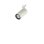 画像1: 大光電機(DAIKO) LZS-9116AWM5 スポットライト 調光(調光器別売) 温白色 LED プラグタイプ レール別売 ホワイト (1)