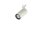 画像1: 大光電機(DAIKO) LZS-9118AWM5 スポットライト 調光(調光器別売) 温白色 LED プラグタイプ レール別売 ホワイト (1)