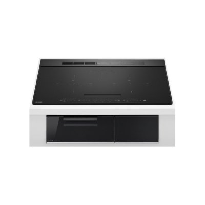 画像1: 三菱 CS-A207-B IHクッキングヒーター CROSS+TOP 3口IH 75cmワイドトップ マットブラック