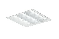 大光電機(DAIKO) LZB-92736XW ベースライト □600タイプ 調光(調光器別売) 本体のみ ユニット別売 ルーバータイプ ホワイト 受注生産品[§]